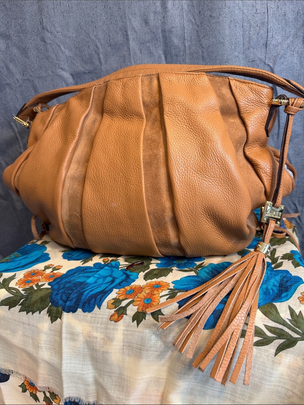 Aimee Kestenberg Tuscany Leather and Suede Hobo Bag